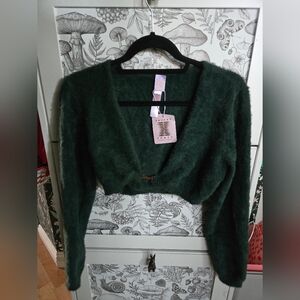 Savage X Fenty Deep Green CardiganSavage X Fenty Fuzzy cropped Sweater